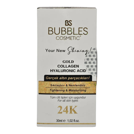 BS Bubbles 24K Gold – Серум със злато, колаген и хиалуронова киселина 30 мл