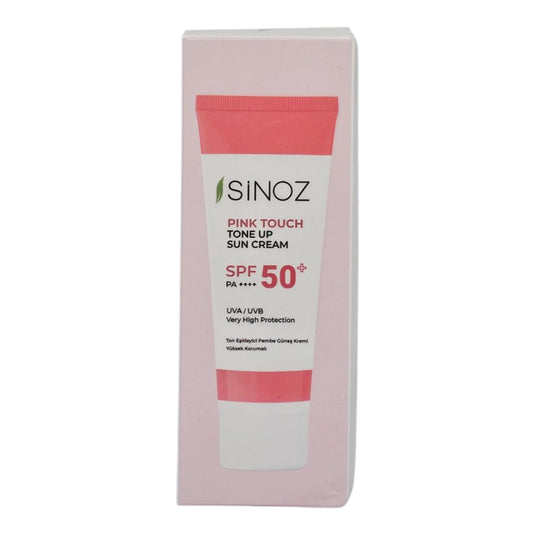 Sinoz SPF 50+ – Озаряващ слънцезащитен крем 50 мл