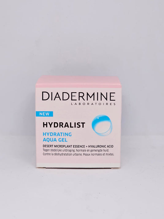 Diadermine Hydralist Aqua Gel хидратиращ гел за лице 50 мл