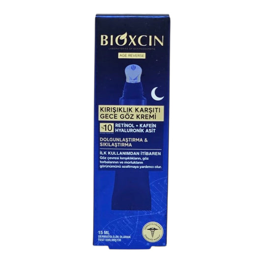 Bioxcin - Нощен околоочен крем против бръчки 15 мл