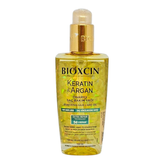 Bioxcin Keratin & Argan Възстановяващо олио за коса – 150 мл