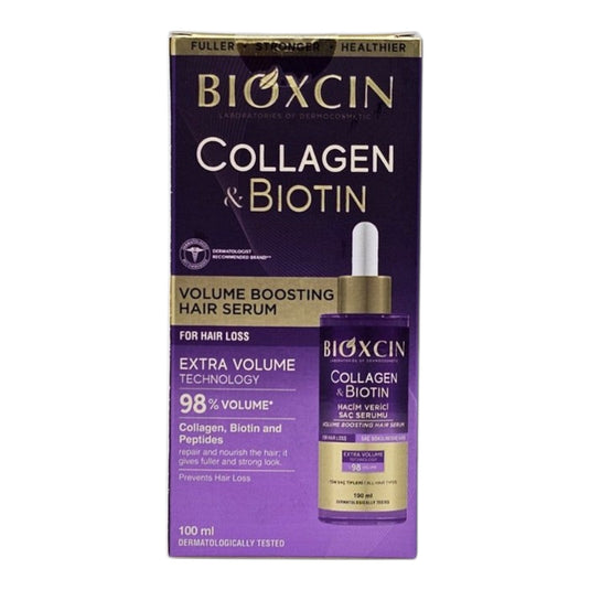 Bioxcin Серум с колаген и биотин за обем и плътност 100 мл