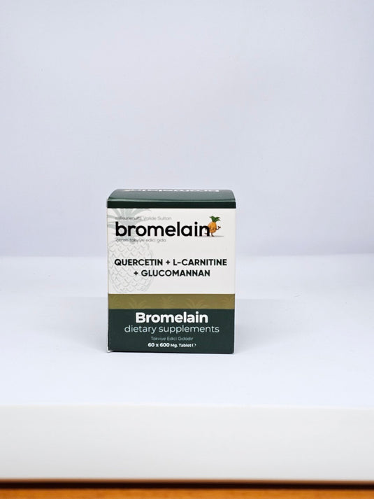 Бромелаин – Кверцетин + L-карнитин + Глюкоманан (60 таблетки)