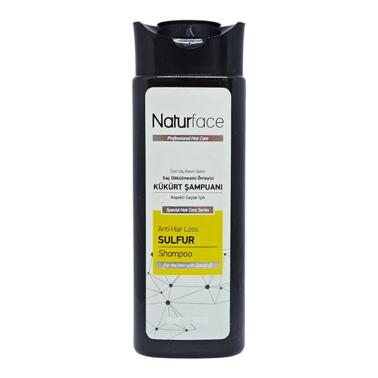 Naturface Професионален шампоан с сяра против косопад и пърхот – 400 мл