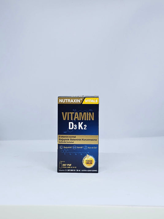 Nutraxin Витамин D3 + K2 Спрей – 207 впръсквания 30 мл