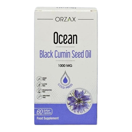 ORZAX Ocean масло от черен кимион 1000 мг – 60 меки капсули
