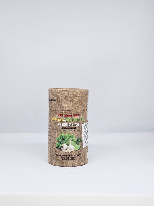 NURS Капсули с лимон, магданоз и чесън 60 меки капсули