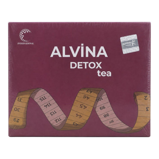 Alvina Detox Tea – 30-дневна програма за контрол на теглото и апетита, 60 сашета