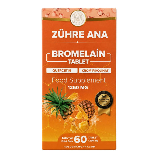 Zühre Ana Bromelain – за храносмилане, подуване и контрол на теглото, 60 таблетки