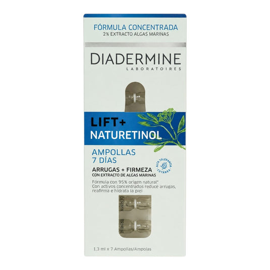 Diadermine Lift+ Naturetinol – Ампули против бръчки и за стегната кожа – 7 х 1,3 мл