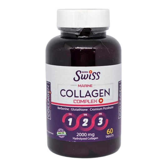 Bork Swiss Collagen Complex+ Колаген таблетки тип 1, 2 и 3 – 60 таблетки