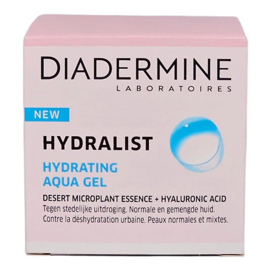 Diadermine Hydralist Aqua Gel хидратиращ гел за лице 50 мл