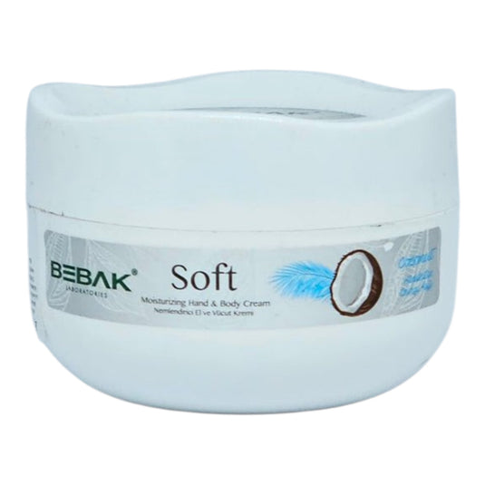 Bebak Soft – Хидратиращ крем за ръце и тяло с кокосово масло 300 мл