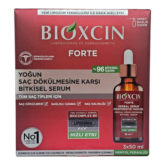 Bioxcin Forte Билков серум против интензивен косопад – 3 х 50 мл
