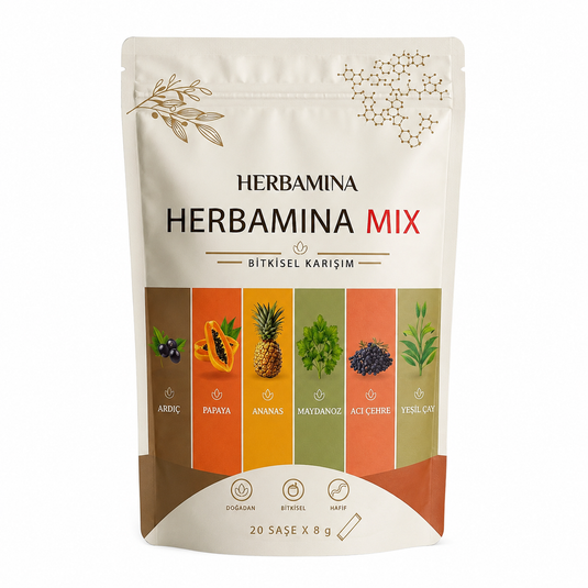 Herbamina Mix – Билкова смес за контрол на теглото – 20 сашета х 8 г
