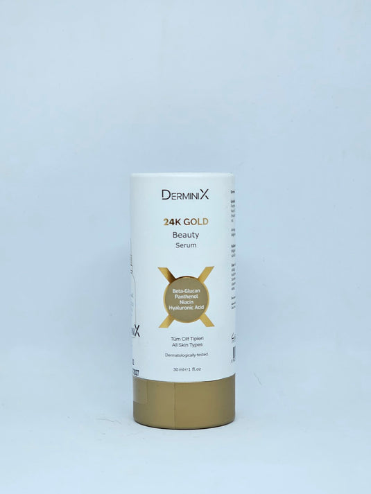 Derminix 24K Gold Луксозен хидратиращ серум със златни частици 30 мл