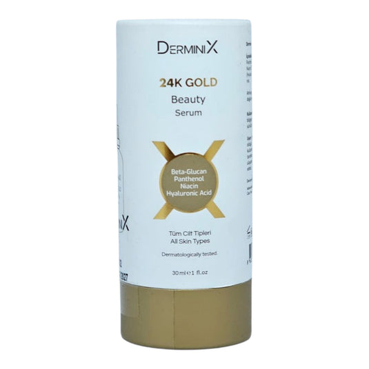 Derminix 24K Gold Луксозен хидратиращ серум със златни частици 30 мл