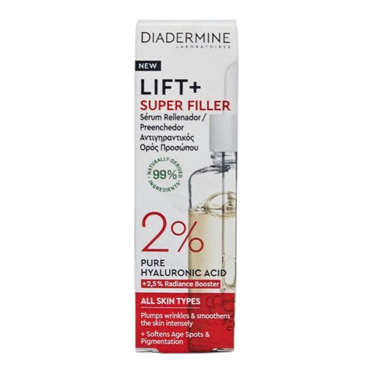 Diadermine Lift+  Серум с 2% Хиалуронова Киселина – 30 мл