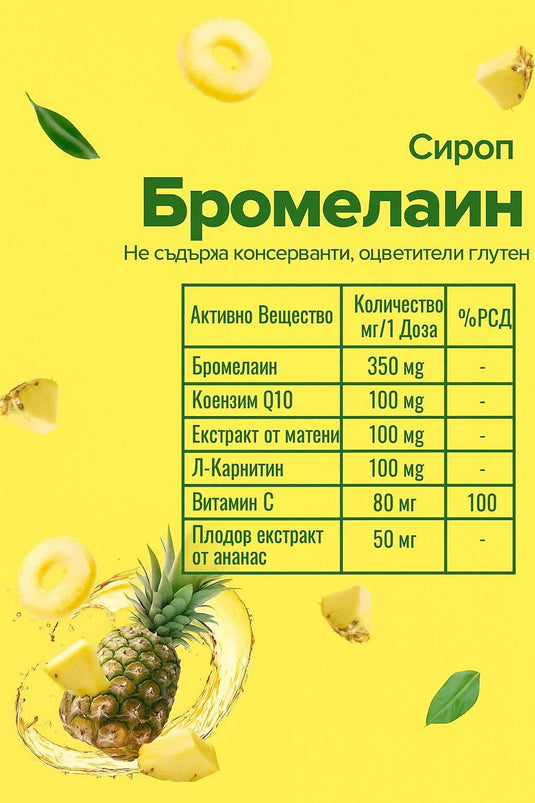 Zühre Ana Бромелаин Сироп 250 мл