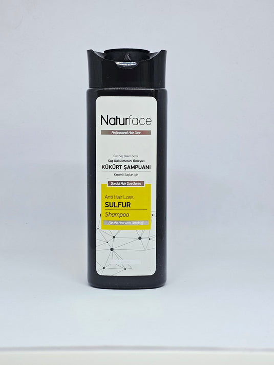 Naturface Професионален шампоан с сяра против косопад и пърхот – 400 мл