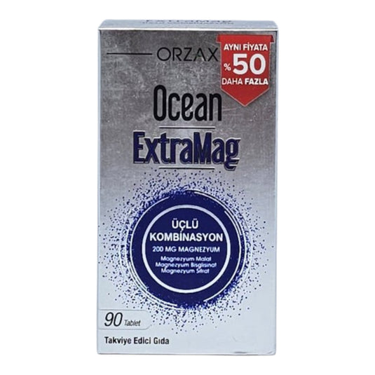ORZAX Ocean ExtraMag – Тройна комбинация магнезий 90 таблетки