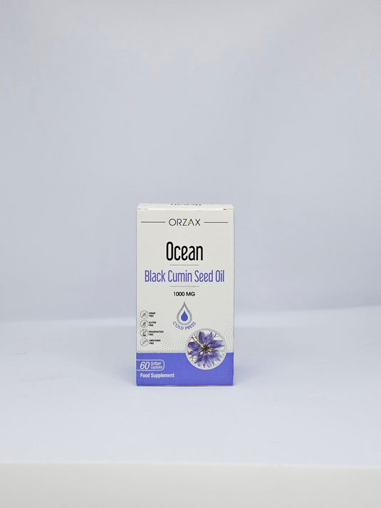 ORZAX Ocean масло от черен кимион 1000 мг – 60 меки капсули