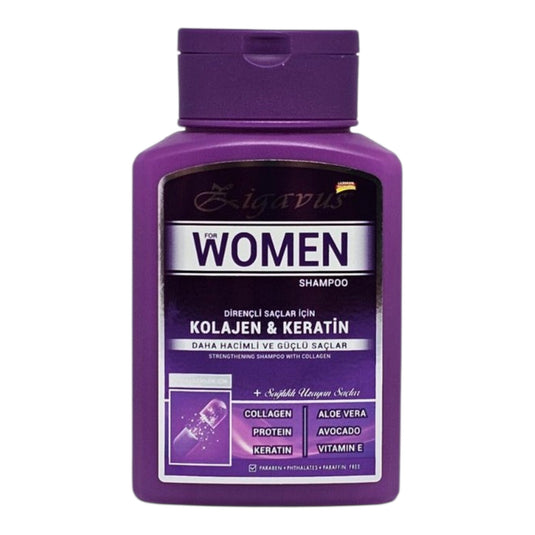 Zigavus Women Collagen & Keratin – Шампоан за обем и заздравяване 300 мл