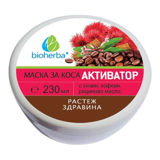 Bioherba – маска за растеж на косата и против косопад  – 230 мл