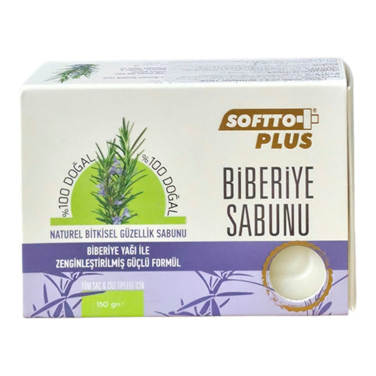 Softto Plus Натурален сапун с розмарин за коса и кожа – 150 г