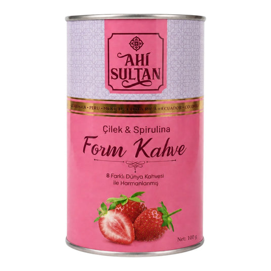 Ahi Sultan Form Coffee с ягода и спирулина – за енергия и контрол на теглото, 100 g