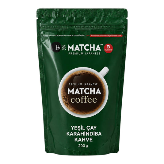 Matcha Coffee със зелен чай и глухарче – за контрол на теглото, 200 г