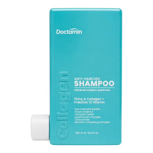 Doctamin Collagen – шампоан против косопад с колаген, кератин и 12 витамина, 300 мл