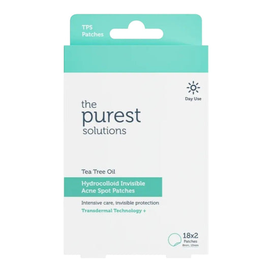 The Purest Solutions – невидими хидроколоидни лепенки за пъпки с масло от чаено дърво, 36 броя