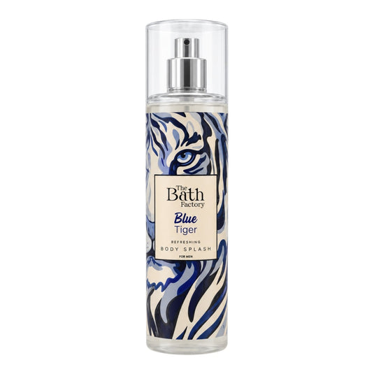 The Bath Factory Blue Tiger – Мъжки парфюмен спрей за тяло и коса – 200 мл
