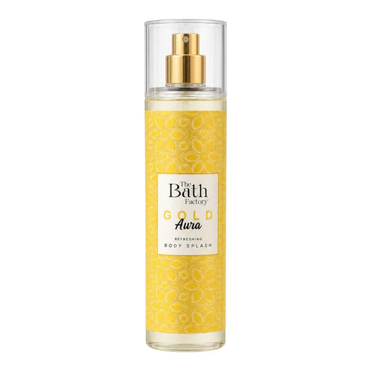 The Bath Factory Gold Aura – Парфюмен спрей за тяло с мистичен флорален аромат – 200 мл